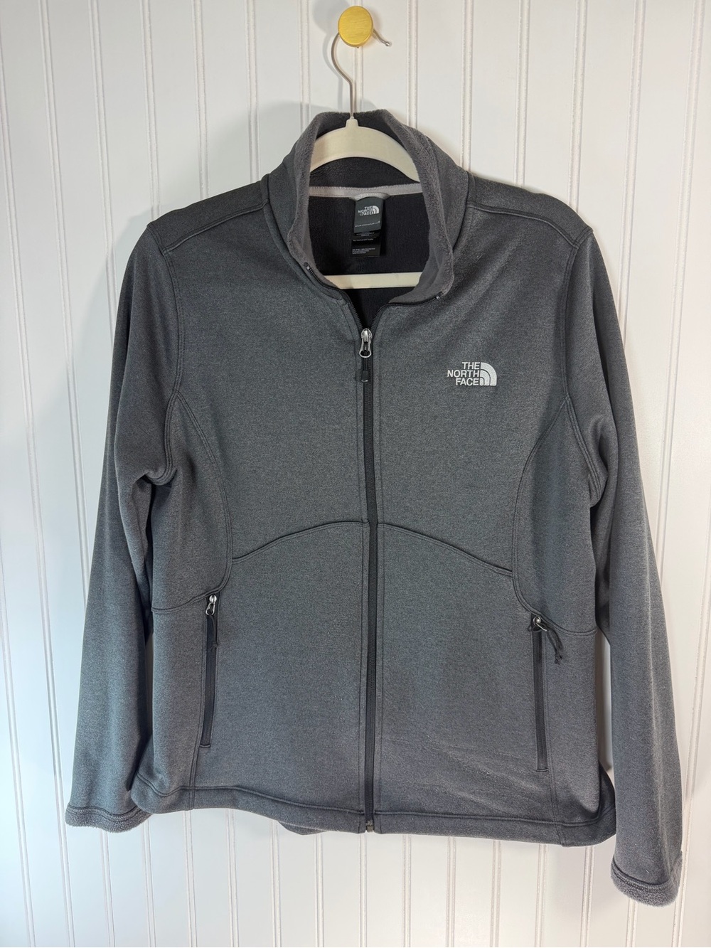 The North Face Women's Agave Full Zip Jacket Charcoal Grey Size XL